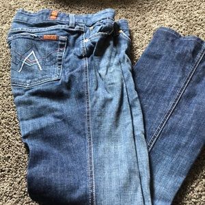 7 for all Mankind flare leg jeans